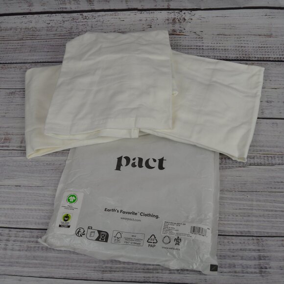 Pact Cotton Everyday Shelf Bra Camisole 3-Pack White Organic Size 3X NEW - Picture 7 of 13
